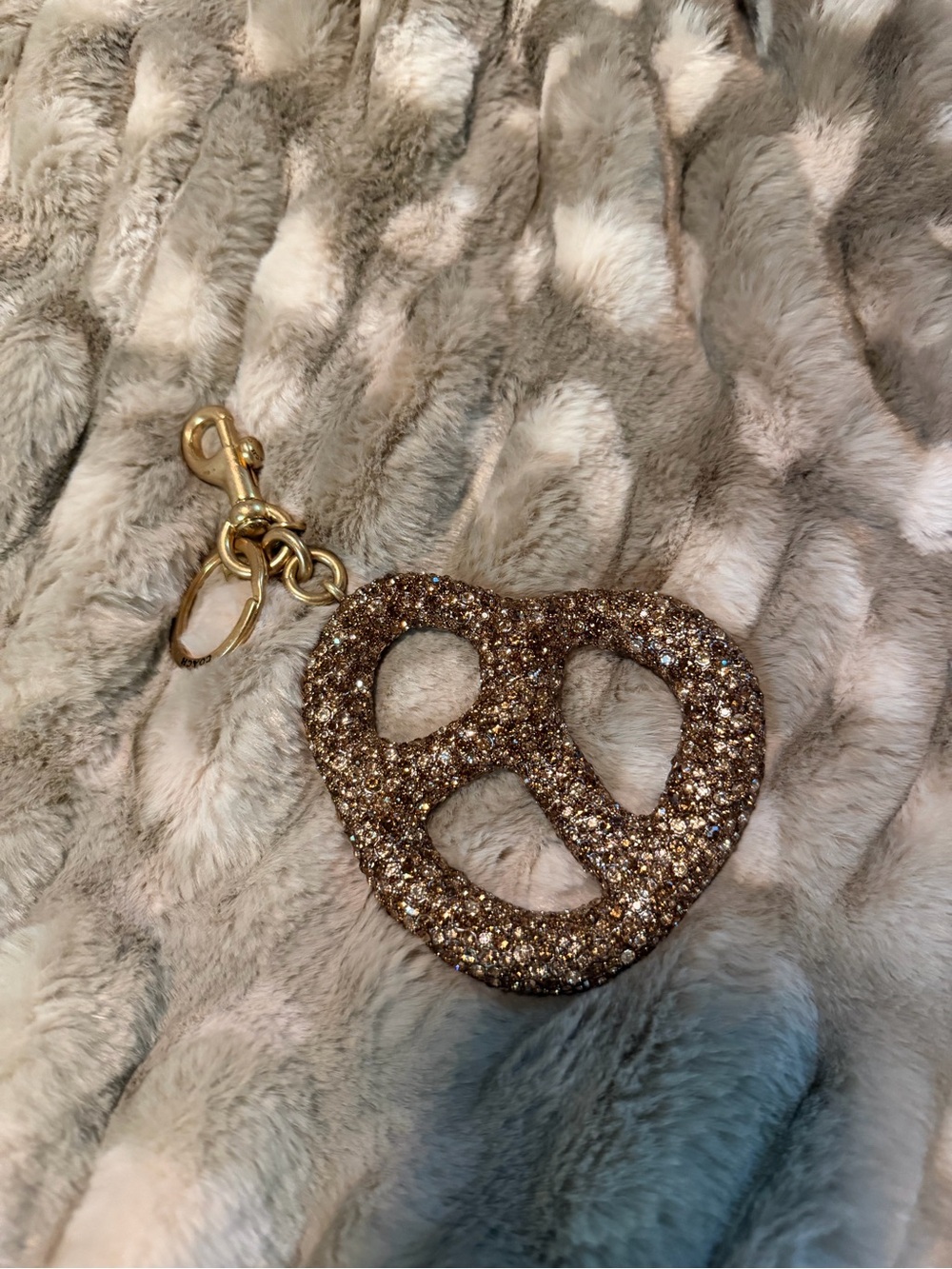 COACH - Crystal Pretzel Bag Charm
